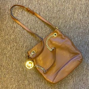 Michael Kors leather shoulder bag
